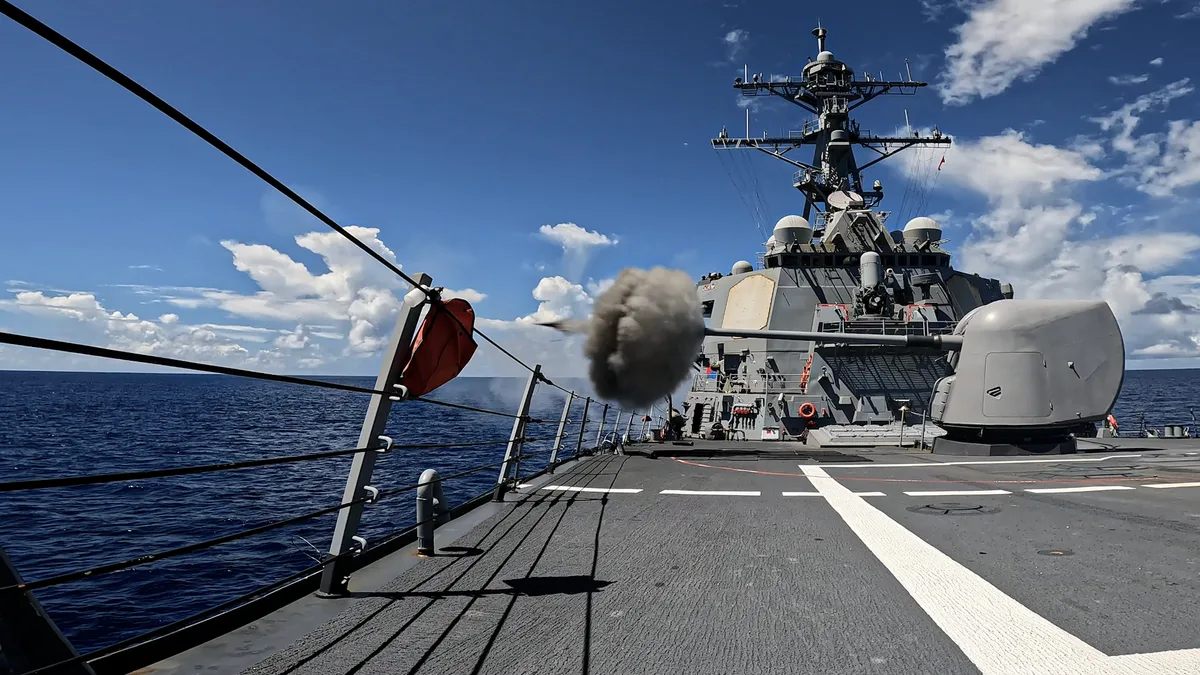Mark 45 5-inch naval gun, Naval gun, Artillery