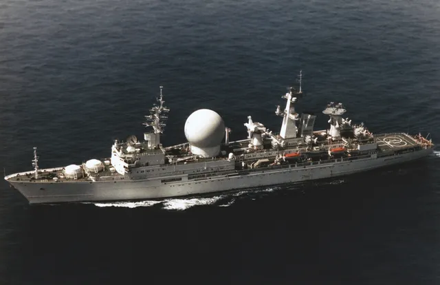 Marshal Nedelin class (Project 1914) missile range instrumentation ship, Missile range instrumentation ship, Naval Systems - view 2