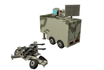Mesbah 1, 23 mm short-range air-defense gun system, Air Defense