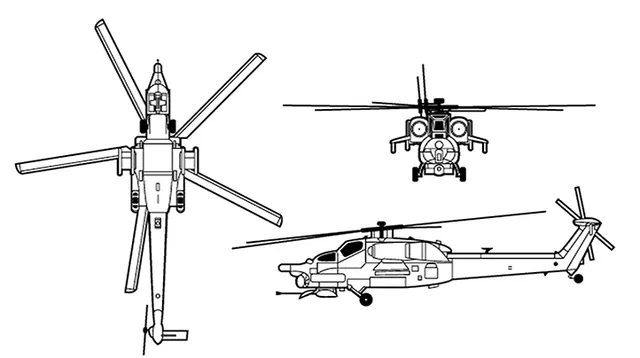 Mi-28, Attack helicopter, Aircraft & UAVs - view 3