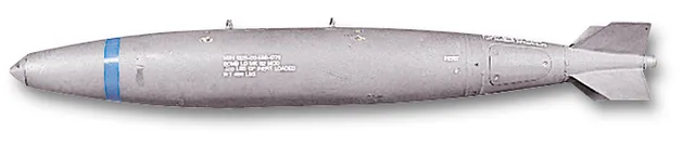 Mk 82 500-pound unguided bomb, Air-delivered 500-pound low-drag general-purpose bomb, Munitions - view 1