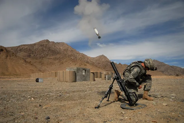 Mortar launcher, 60mm, 60 mm light mortar launcher, Artillery - view 3
