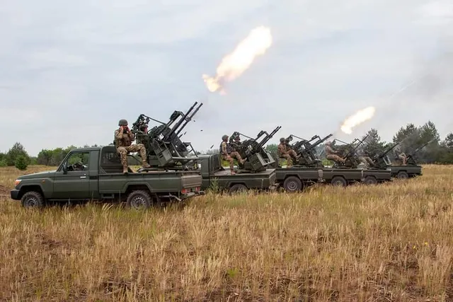 MR-2 Viktor, Pickup-mounted 14.5 mm counter-UAV air-defense system, Air Defense - view 1