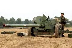 MT-12 Rapira, Towed 100 mm smoothbore anti-tank gun, Artillery