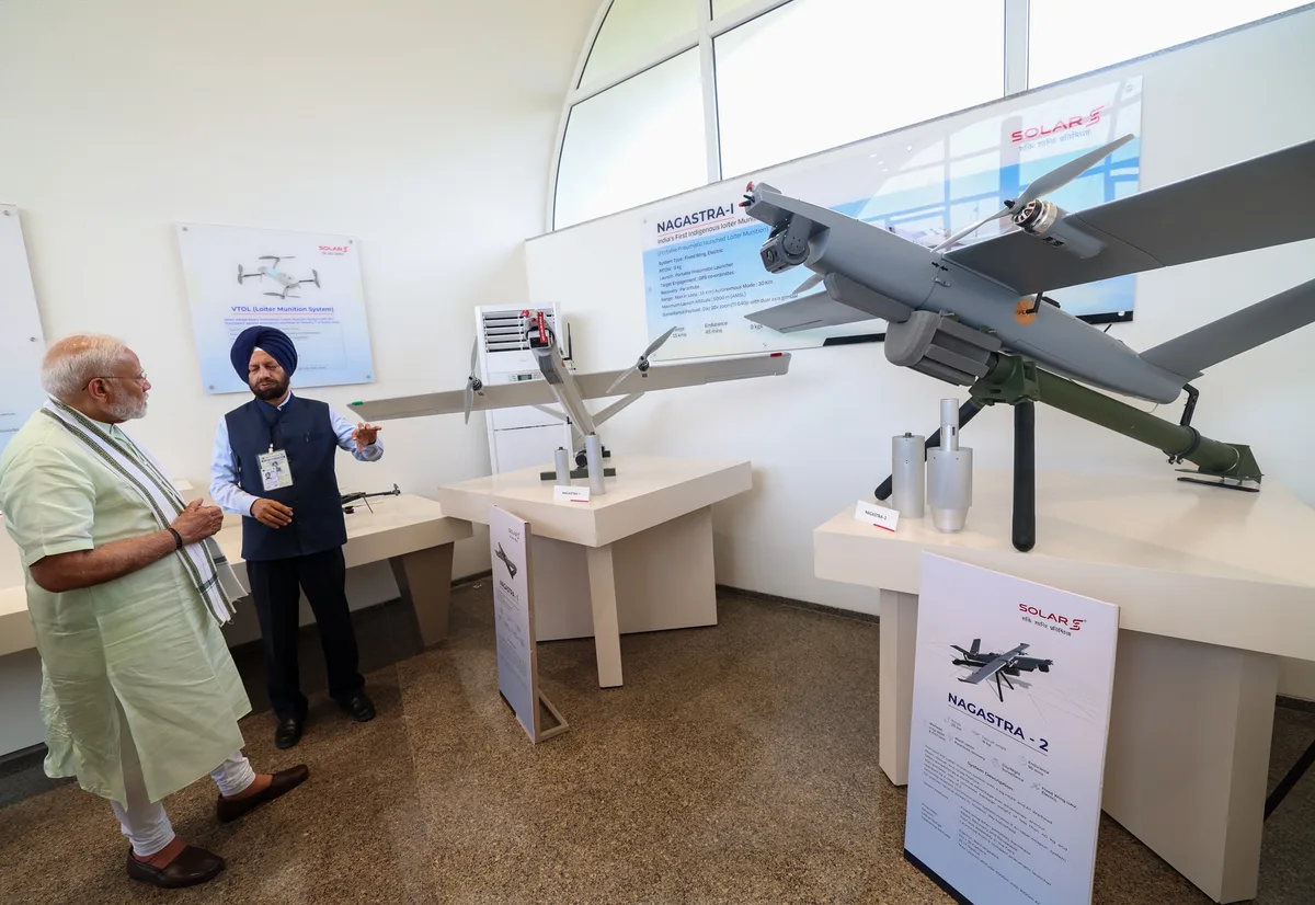 Nagastra-1, Man-portable fixed-wing loitering munition, Aircraft & UAVs