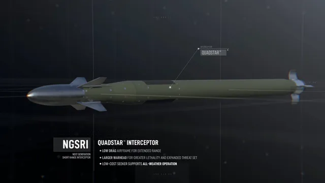 Lockheed Martin QuadStar (NGSRI), Developmental short-range air-defense interceptor, Air Defense - view 1