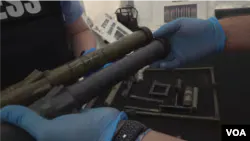 North Korean F-7 rocket-propelled-grenade projectile, 40 mm HE-fragmentation RPG round, Munitions - view 2