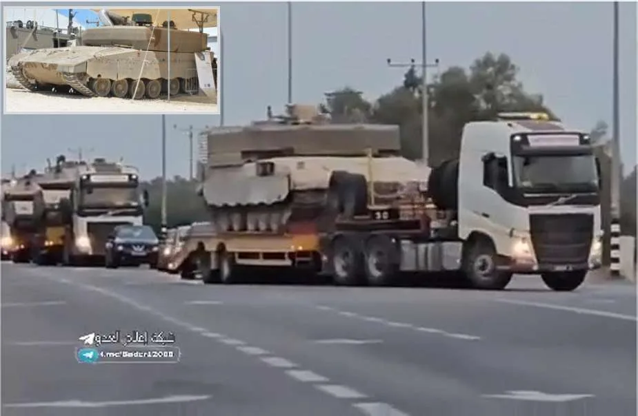 Ofek, Heavy armored command and support vehicle, Armored Vehicles - 2023 Israel-Hamas War