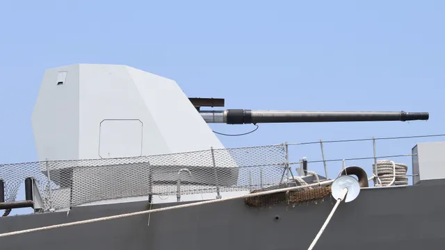 OTO 127/64 LW Vulcano, 127 mm lightweight naval gun system, Naval Systems - view 1