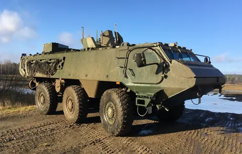 Patria 6x6, 6x6 wheeled armored personnel carrier and combat-support vehicle, Armored Vehicles