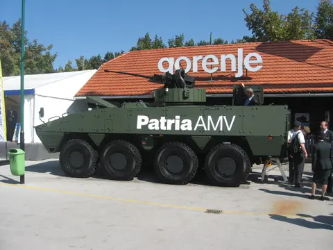 Patria AMV, 8x8 modular wheeled armored personnel carrier / infantry fighting vehicle family, Armored Vehicles