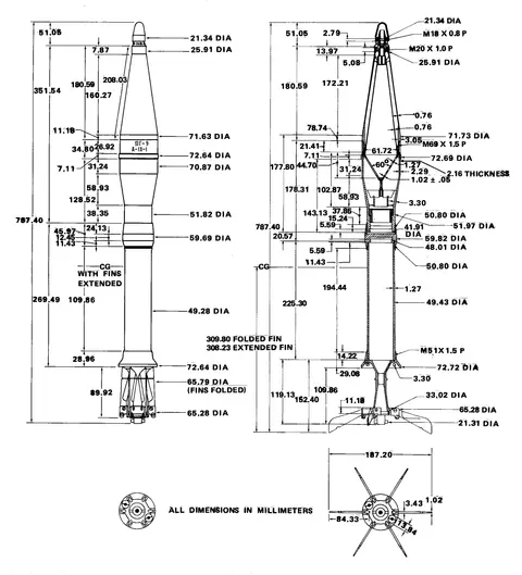 PG-15V round, 73 mm HEAT round for the 2A28 Grom, Munitions