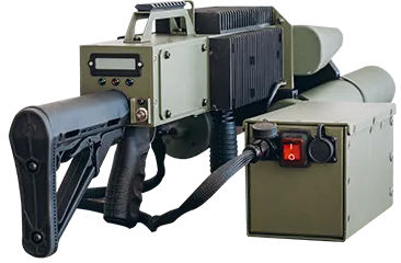 PIRANHA SF-3 portable UAV countermeasure device, Portable counter-UAV jamming rifle, Electronic Warfare - view 1