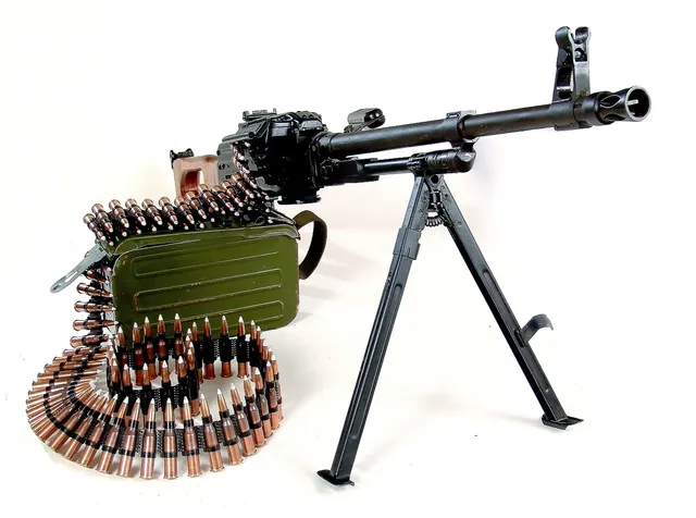 7.62 mm machine gun, Belt-fed general-purpose / vehicle-mounted 7.62 mm machine gun class, Infantry Weapons - view 1