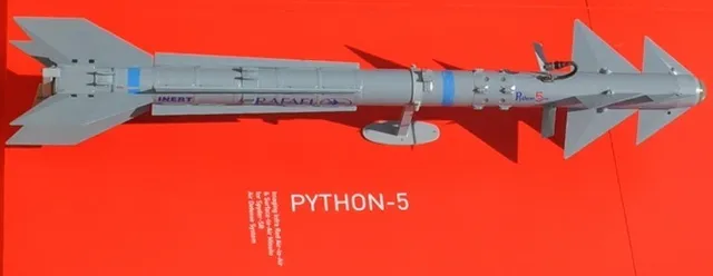 Python-5 air-to-air missile, Fifth-generation dual-use air-to-air and air-defense missile, Munitions - view 1