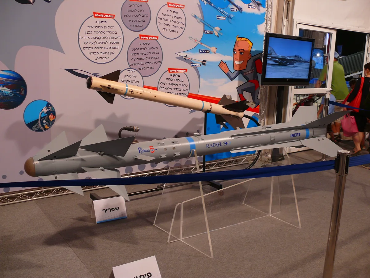 Python-5 air-to-air missile, Fifth-generation dual-use air-to-air and air-defense missile, Munitions