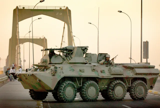 Ratel BAU-23x2, Wheeled armored vehicle with BAU-23x2 twin-23 mm weapon station, Armored Vehicles - view 1