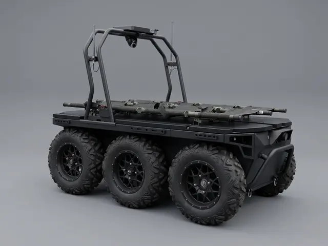 Ratel H uncrewed ground vehicle configured as a heavy logistics platform