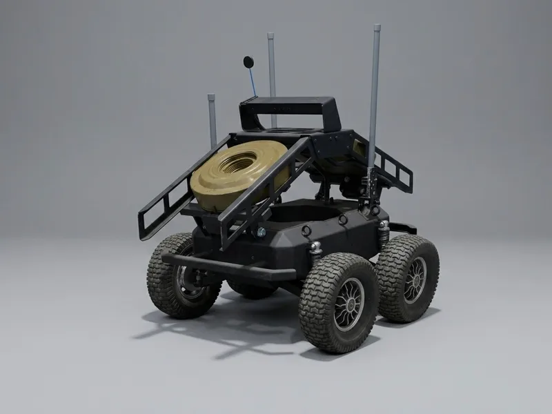 Ratel S, Uncrewed ground vehicle / remote-mining and explosive-delivery robot, Support Equipment - 2014 Russia-Ukraine War