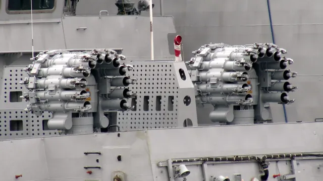 RBU-6000 Smerch-2 anti-submarine rocket launcher, Shipboard anti-submarine rocket launcher, Naval Systems - view 1
