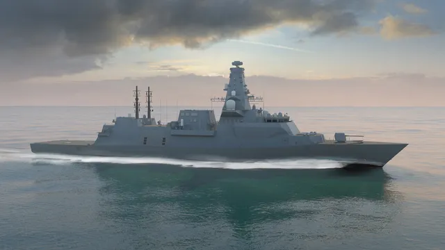 River-class destroyer, Guided missile destroyer, Naval Systems - view 1