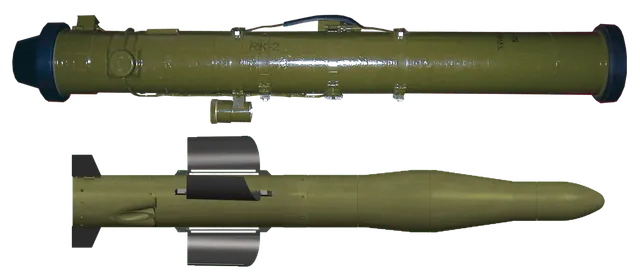 RK-2OF missile, 130 mm high-explosive fragmentation guided missile, Munitions - view 1