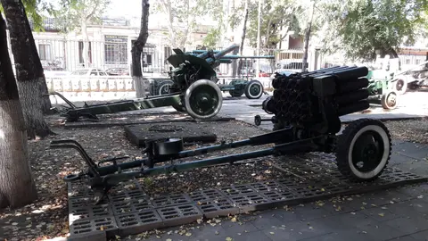RPU-14, 140 mm 16-tube towed rocket launcher, Artillery
