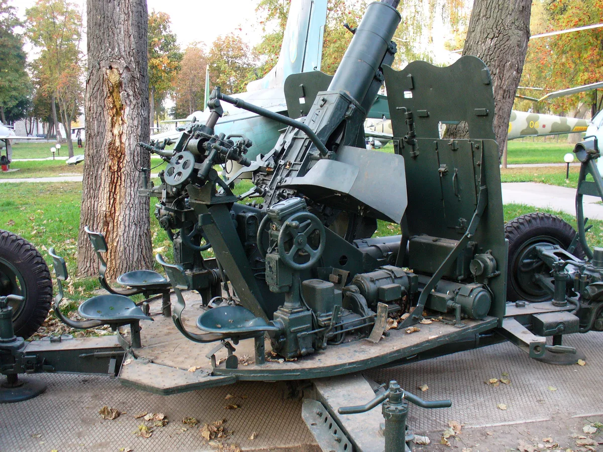 S-60, Towed 57 mm anti-aircraft gun, Air Defense - 2014 Russia-Ukraine War
