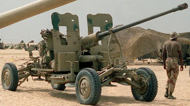 S-60, Towed 57 mm anti-aircraft gun, Air Defense - view 1