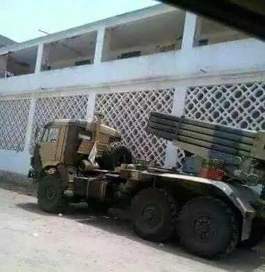 Sakr-40 multiple rocket launcher, 122 mm self-propelled multiple rocket launcher, Artillery