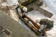 Sayda incendiary round, Incendiary 240 mm rocket-assisted projectile, Munitions
