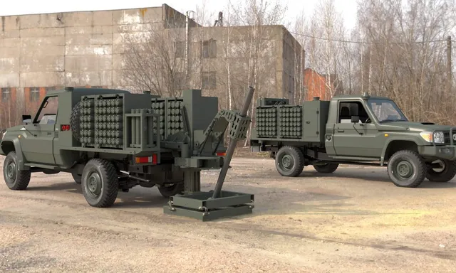 Scorpion 120 mm mortar system, vehicle-mounted 81 mm / 120 mm mobile mortar system, Artillery - view 1