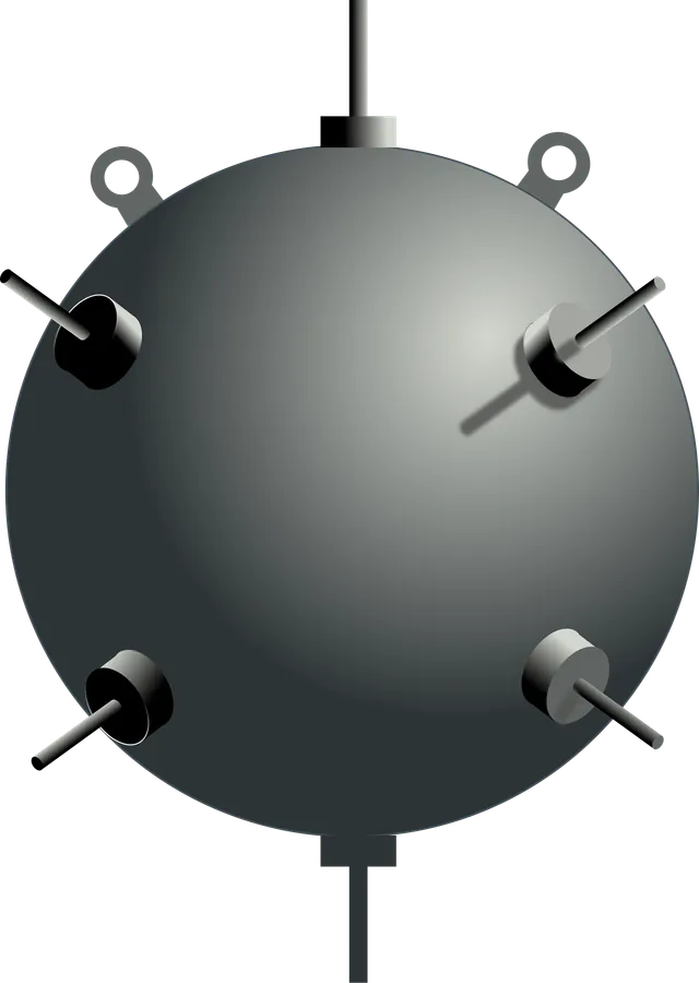 Sea mine, Naval mine, Munitions - view 1