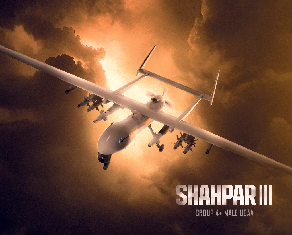 Shahpar-III, Medium-altitude long-endurance unmanned combat aerial vehicle, Aircraft & UAVs