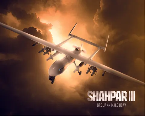 Shahpar-III, Medium-altitude long-endurance unmanned combat aerial vehicle, Aircraft & UAVs