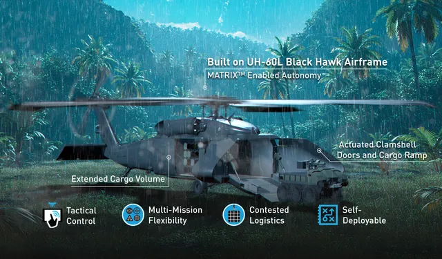 Sikorsky S-70UAS U-Hawk, Autonomous cargo utility helicopter UAS, Aircraft & UAVs - view 1