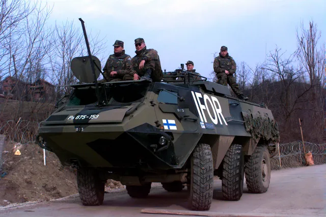 Sisu XA-180, 6x6 amphibious armored personnel carrier, Armored Vehicles - view 1