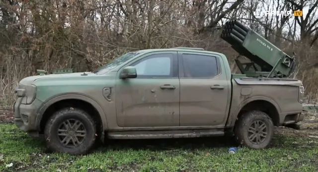 Sivalka VM-8, Light vehicle-mounted multiple rocket launcher, Artillery - view 1