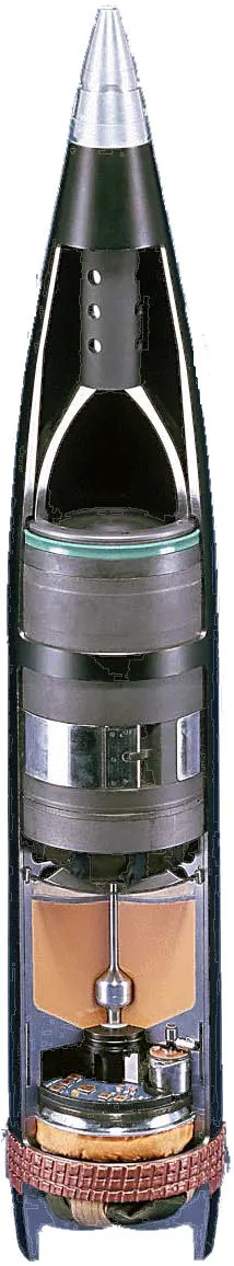 SMArt 155 sensor-fuzed artillery projectile, 155 mm artillery-launched, fire-and-forget anti-armor munition, Munitions - view 1
