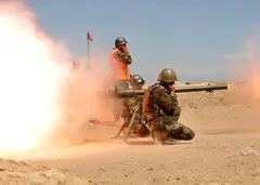 SPG-9, 73 mm tripod-mounted recoilless gun, Infantry Weapons