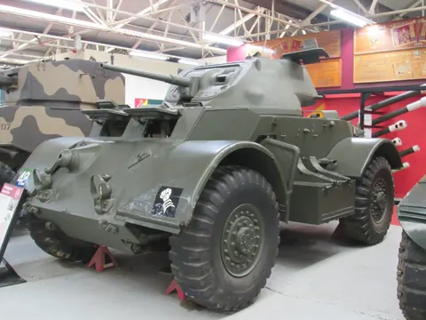 Staghound Mk I, 4x4 reconnaissance armored car, Armored Vehicles