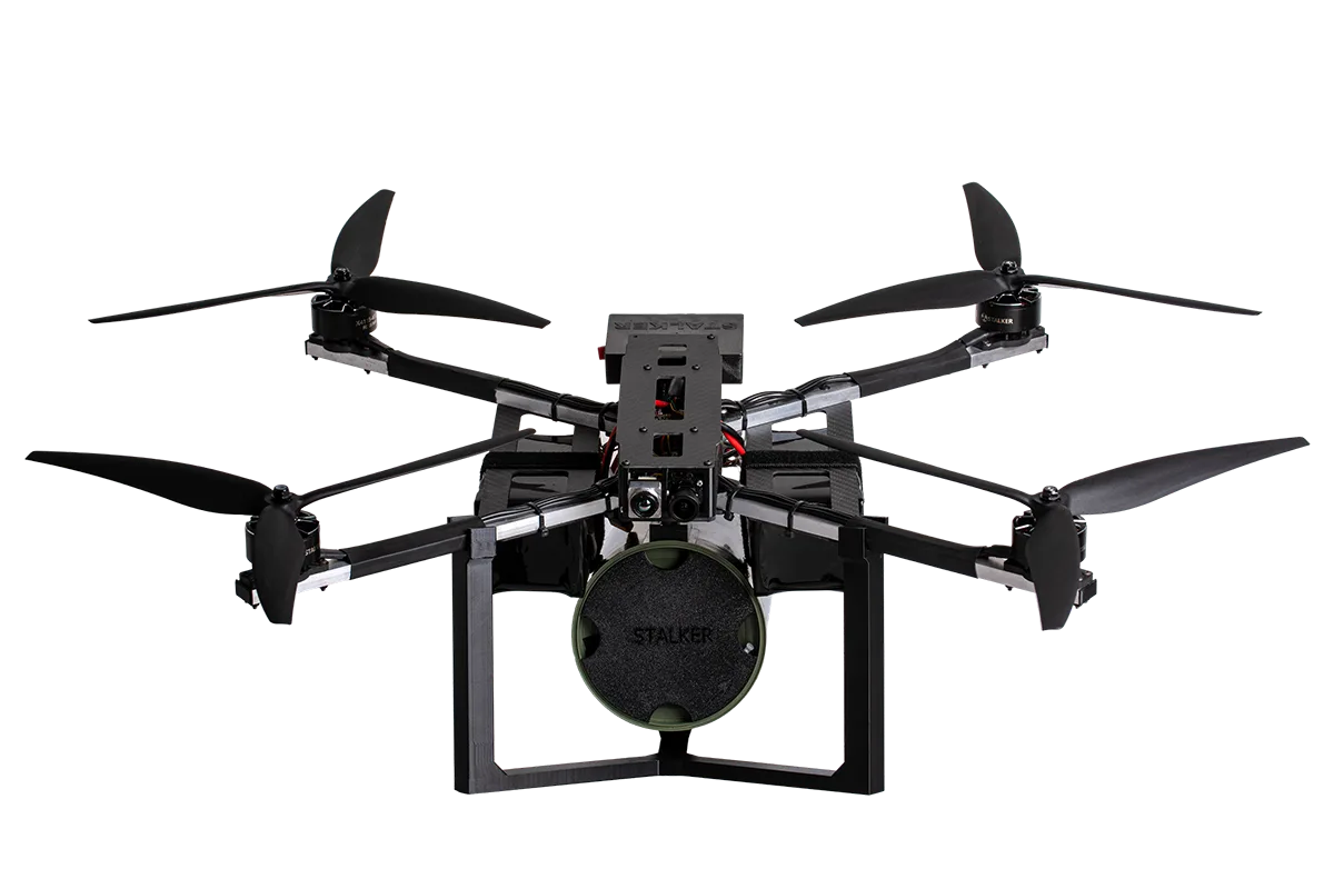Stalker XO-15 MAX, 15-inch fiber-optic FPV strike drone, Aircraft & UAVs - 2014 Russia-Ukraine War