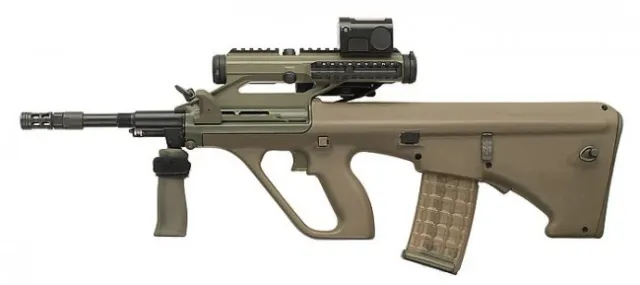 Steyr AUG rifle, 5.56 mm bullpup assault rifle family, Infantry Weapons - view 2