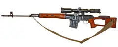 SVD, Semi-automatic designated marksman rifle, Infantry Weapons