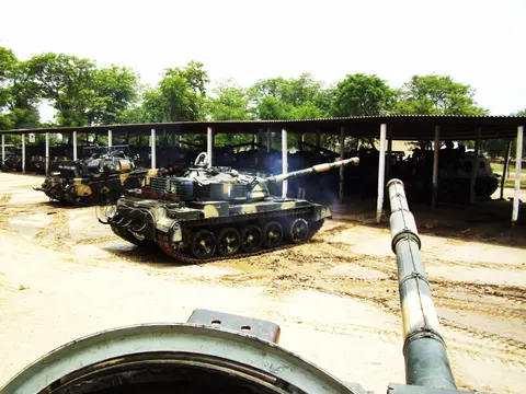 Tanks, model not publicly identified, Tank, model not publicly identified, Tanks