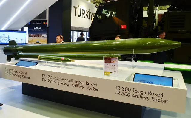 TRG-300 Kasirga, 300 mm guided multiple rocket launcher, Artillery - view 1