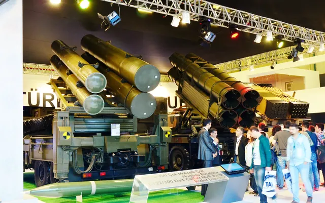 TRG-300 Kasirga, 300 mm guided multiple rocket launcher, Artillery - view 2