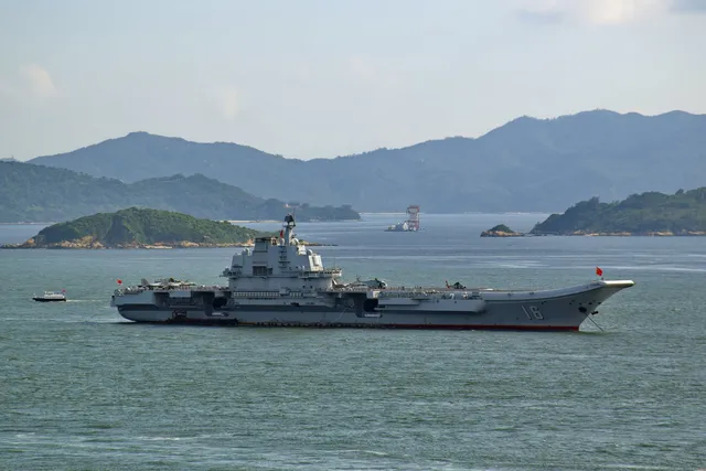 Type 001 Liaoning aircraft carrier, Chinese People's Liberation Army Navy ski-jump aircraft carrier, Naval Systems - view 1