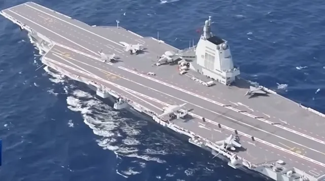 Type 003 Fujian aircraft carrier, Chinese People's Liberation Army Navy CATOBAR aircraft carrier with electromagnetic catapults, Naval Systems - view 1