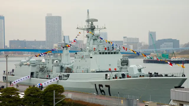 Type 051B / Luhai-class destroyer, Chinese People's Liberation Army Navy guided-missile destroyer class, Naval Systems - view 4